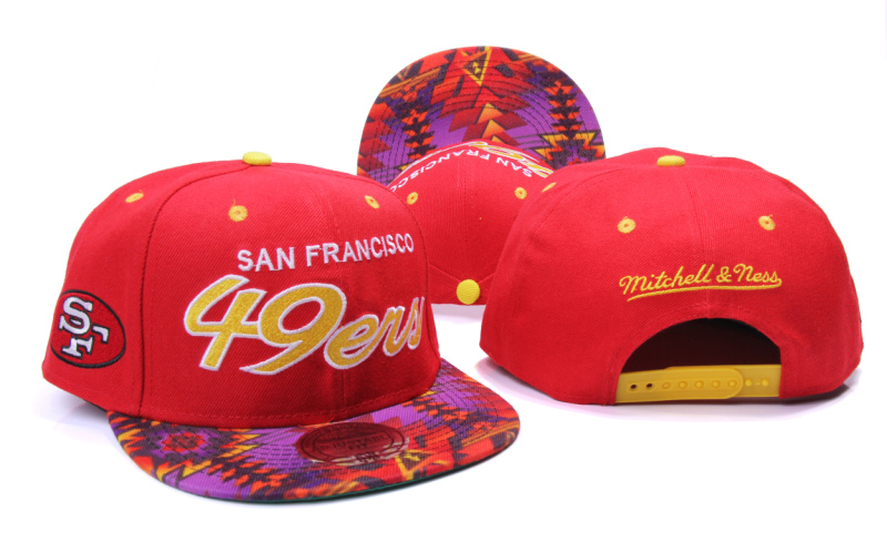 NFL San Francisco 49ers M&N Snapback Hat id15